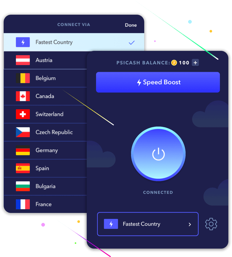 Psiphon iOS UI